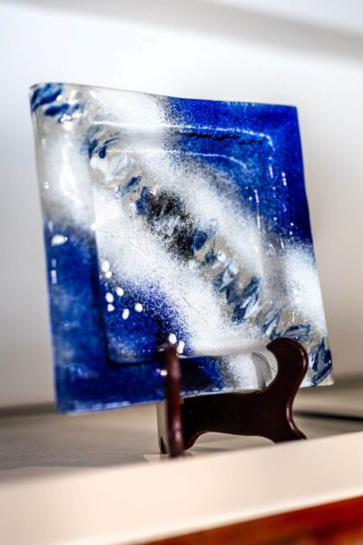 Kunstglas Veronika Rusňáková 20x20 cm