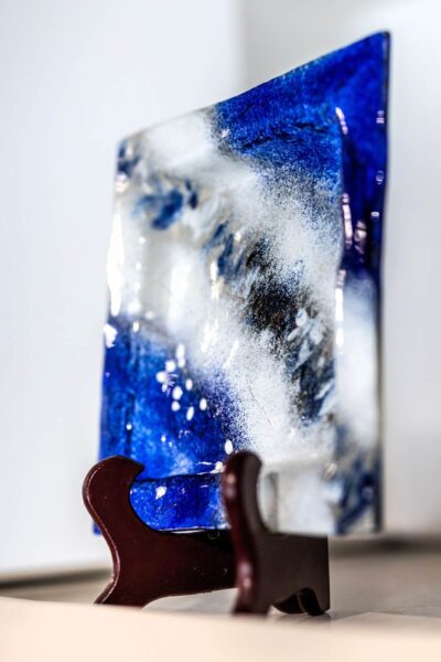 Kunstglas Veronika Rusňáková 20x20 cm – Bild 2