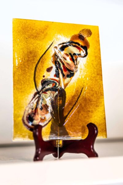 Kunstglas Veronika Rusňáková 17x25 cm