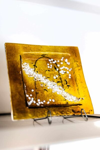 Kunstglas Veronika Rusňáková 20x20 cm