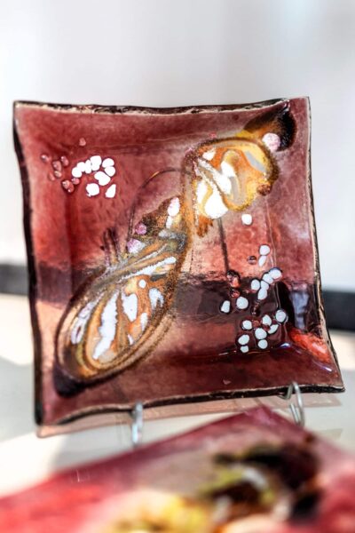 Kunstglas Veronika Rusňáková 18x18 cm – Bild 2