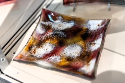 Kunstglas Veronika Rusňáková 18x18 cm