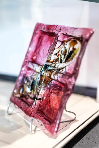 Kunstglas Veronika Rusňáková 20x20 cm – Bild 3
