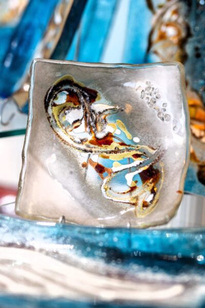 Kunstglas Veronika Rusňáková 18x18 cm – Bild 2