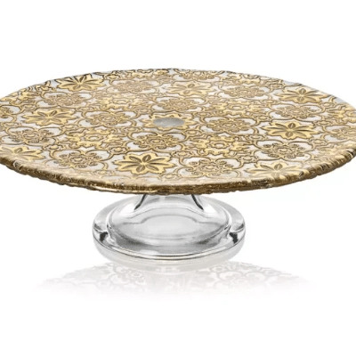 Tortenplatte Arab in Blattgold 26 cm