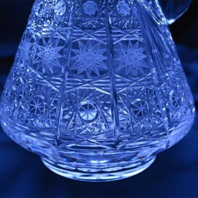 Krištáľová brúsená wine fľaša 750 ml